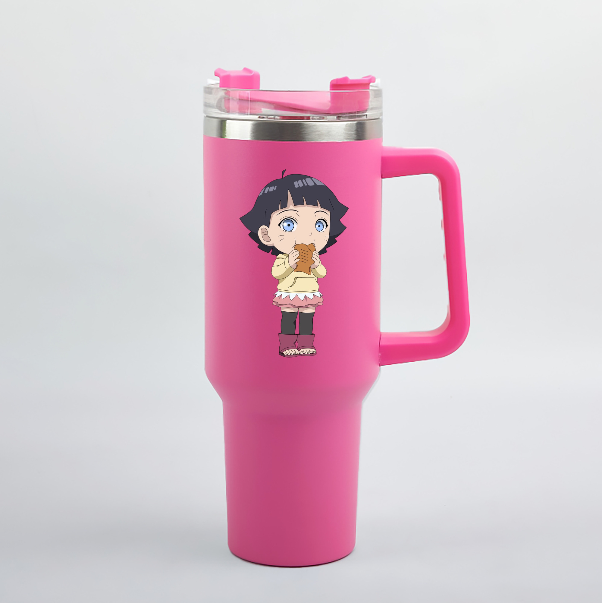 （画像用） NARUTO -ナルト- うずまき ヒマワリ Uzumaki Himawari 1200mL車用タンブラー（カラープリント）
